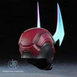 Daredevil 2099 Helmet 3D Printer STL file 3d model