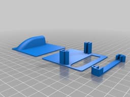 Servo Support for BigLift Towing plane wing / Support de servo pour aile de remorqueur Biglift 3d model