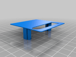 Servo Support for BigLift Towing plane wing / Support de servo pour aile de remorqueur Biglift 3d model