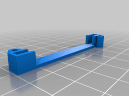 Servo Support for BigLift Towing plane wing / Support de servo pour aile de remorqueur Biglift 3d model