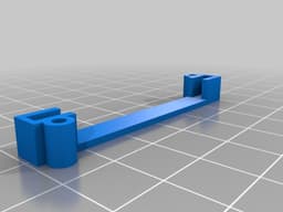 Servo Support for BigLift Towing plane wing / Support de servo pour aile de remorqueur Biglift 3d model