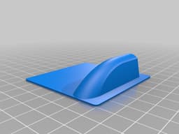 Servo Support for BigLift Towing plane wing / Support de servo pour aile de remorqueur Biglift 3d model