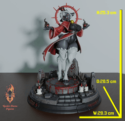 The Lamb | Cult of the Lamb Fan Art 3d model