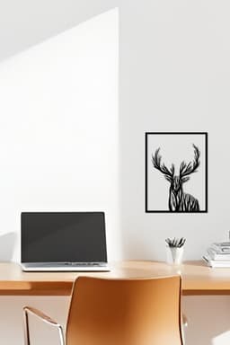 Deer Wall Art, Wall Decor, Home Decor 3d model