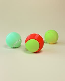 Tennis Ball Fidget Clicker - keychain 3d model