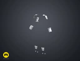 Ahsoka’s Spacesuit Armor Accessories 3d model