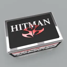Hitman Skull Box 3d model