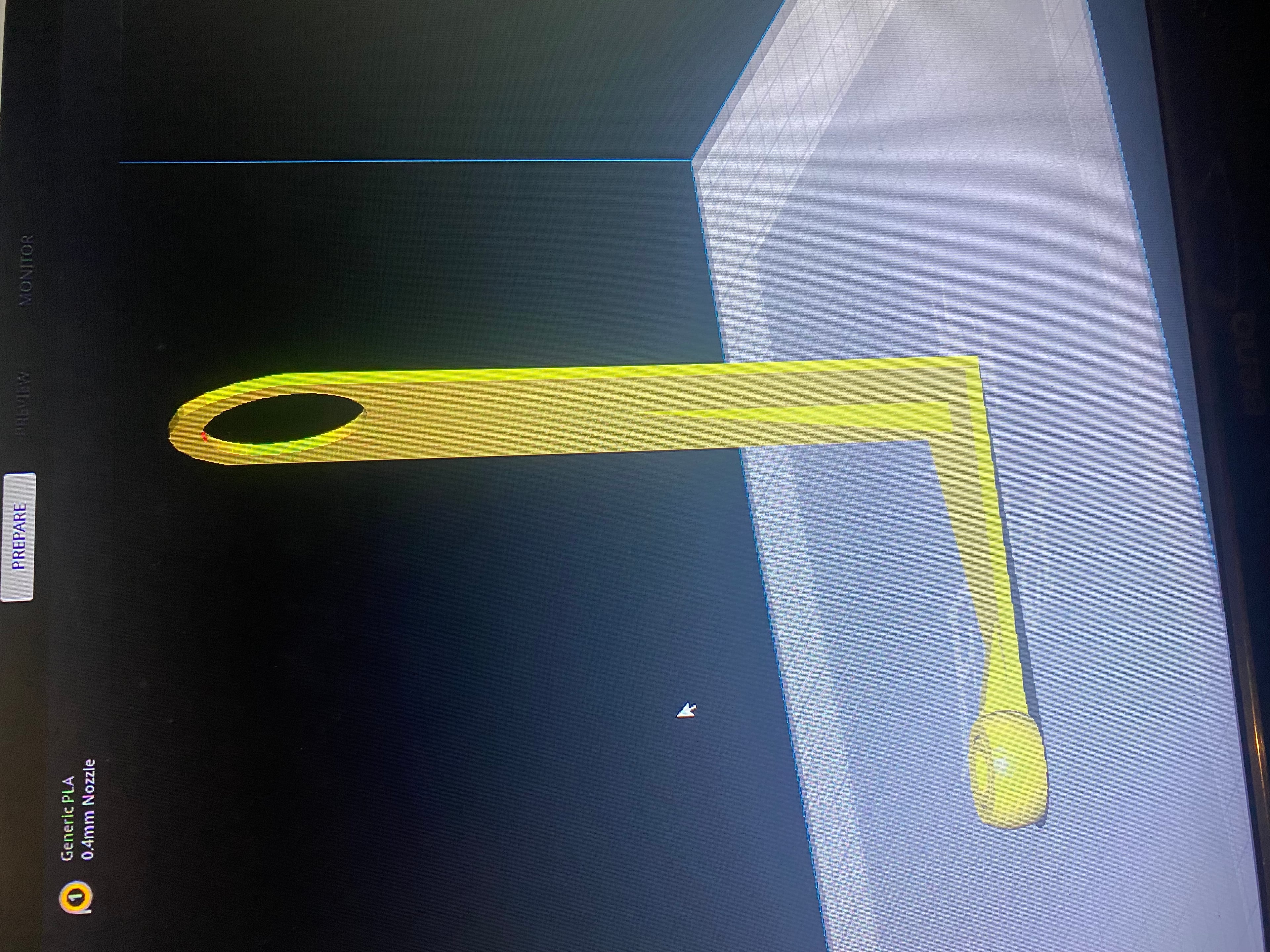 filament spool guide 140mm.stl 3d model
