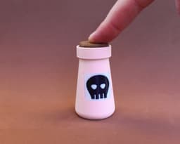 Kuzco Potion Fidget Clicker - Keychain 3d model