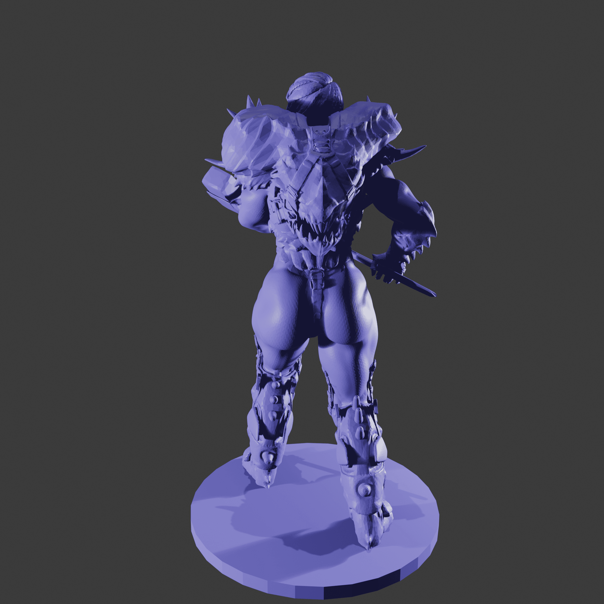 Lady Hellbender v2 3d model