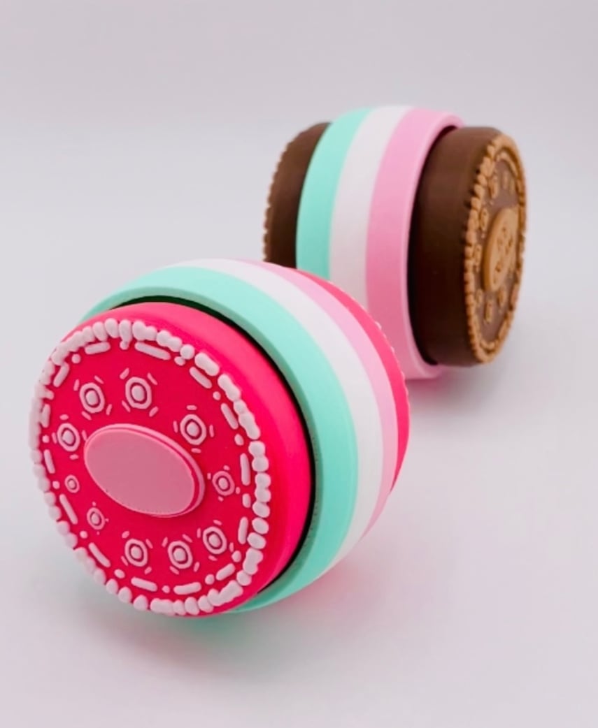 Cookie Ice Cream Sandwich DOUBLE Clicker 3d model