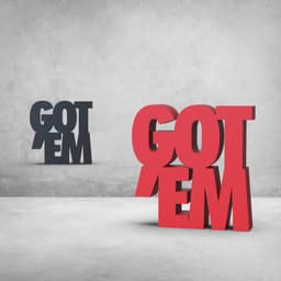 3D Got 'Em Decor, Sneakerhead Gift, Sneaker Art Accessory, Word Art, Hypebeast Decor 3d model