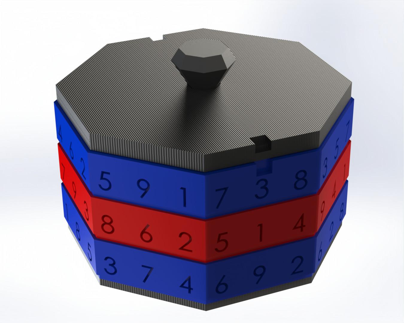 Octo Sudoku Box 3d model