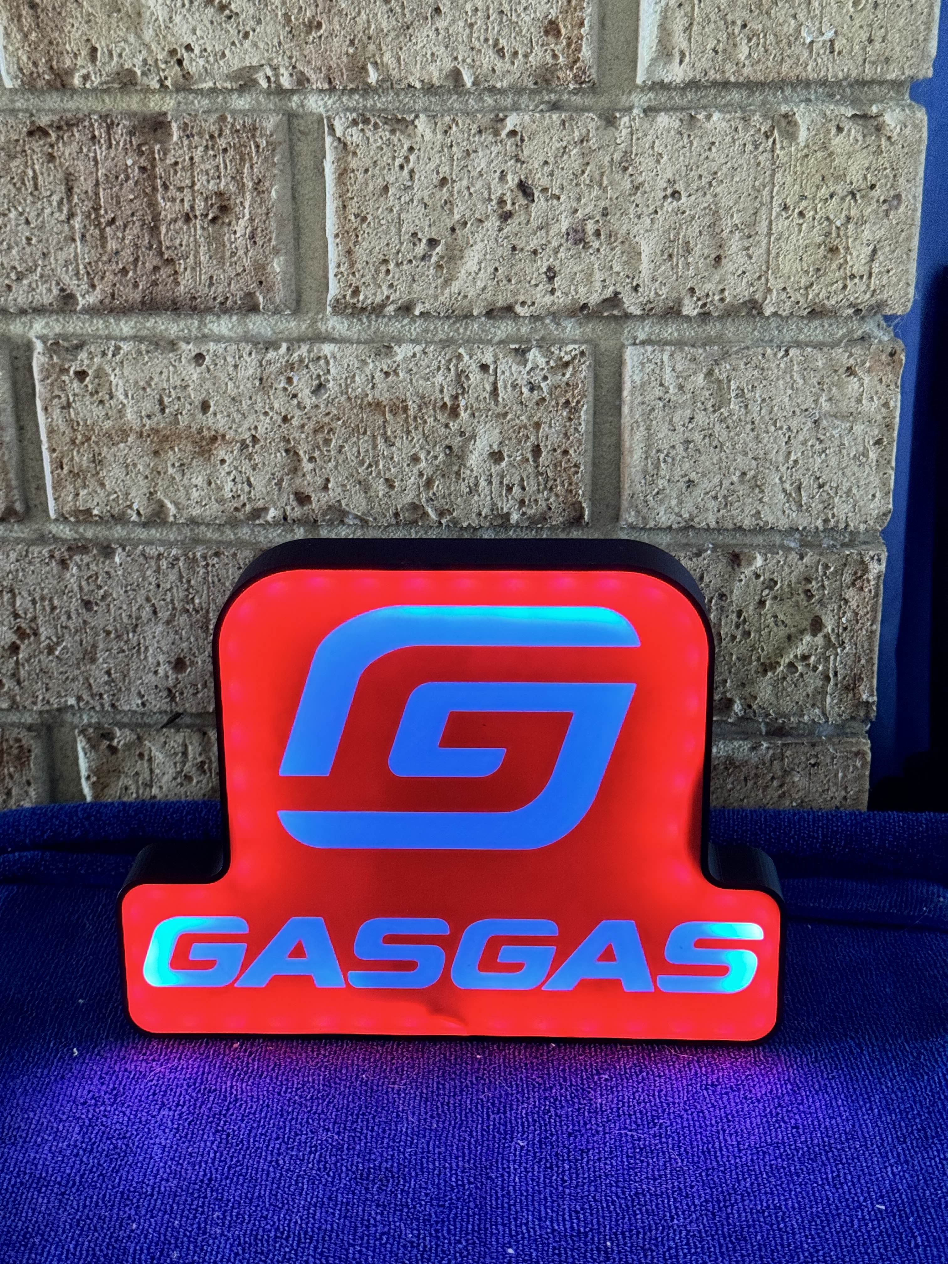 Gas Gas Light Box / Lamp 3d model