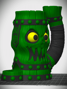Spooky Monster Mug Dice Tower 3d model