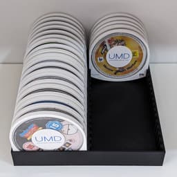 PSP UMD Playstation Game Cartridge Disc Grid Holder Collection 120 models 3d model