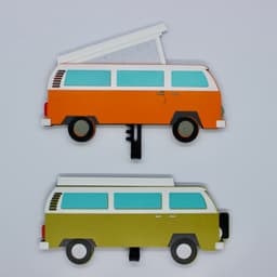 VW Bay key holder 3d model