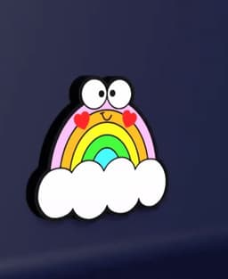 Cute Rainbow - LED Strip compatible 3d model