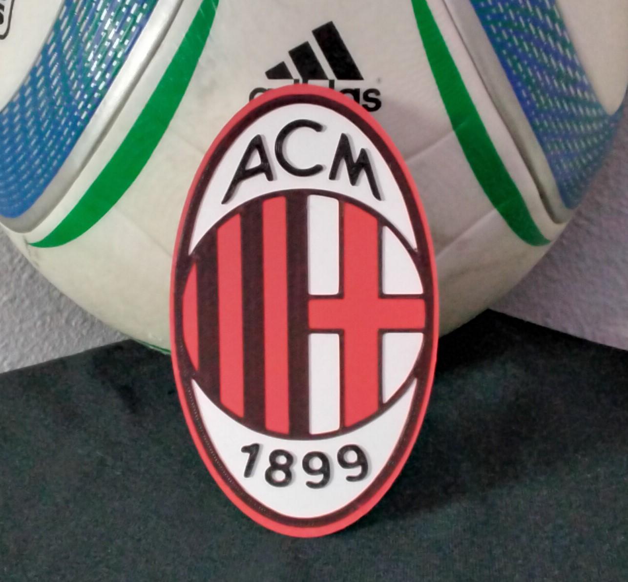 Associazione Calcio Milan S.p.A. AC Milan coaster or plaque 3d model