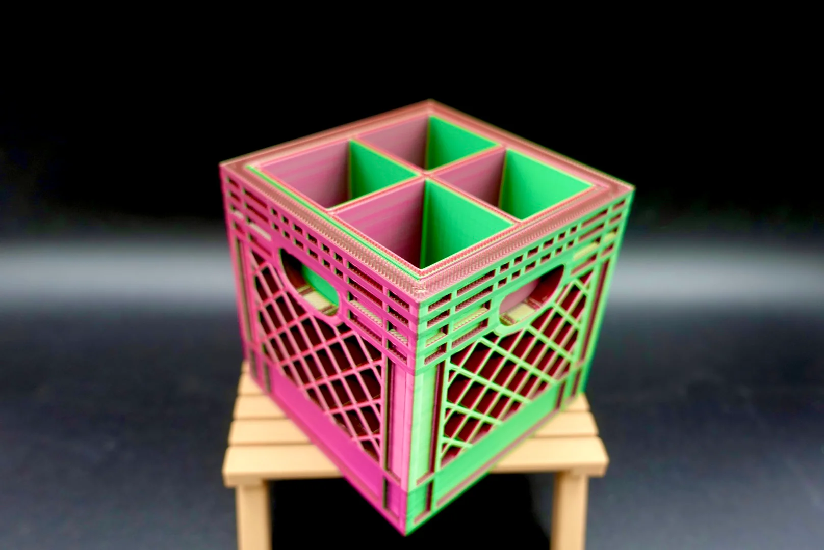 4x Organizer Attachment (100% Scale Mini Crate) 3d model