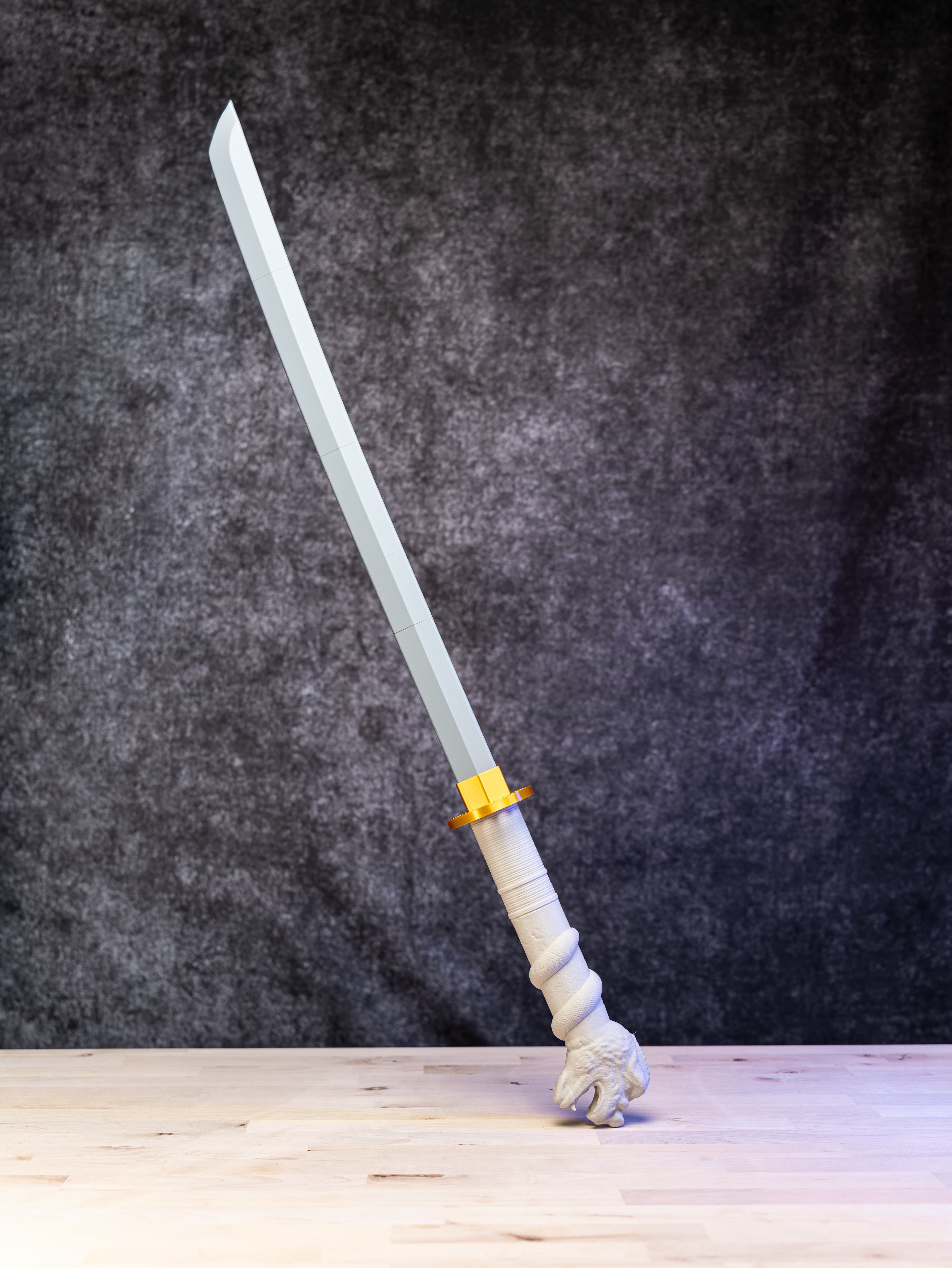 Highlander Dragon Hilt Sword - Cosplay Prop Kit | No Supports, No AMS, No Glue 3d model