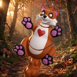“Rusty” the Fox – Wiggle Budz – (Hug Me Series) 3d model