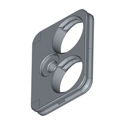 D-LOCK_MOUNT-L-HORZ 3d model
