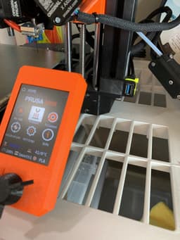 Prusa Mini USB Extension Bracket - Bracket installed with a zip tie - 3d model