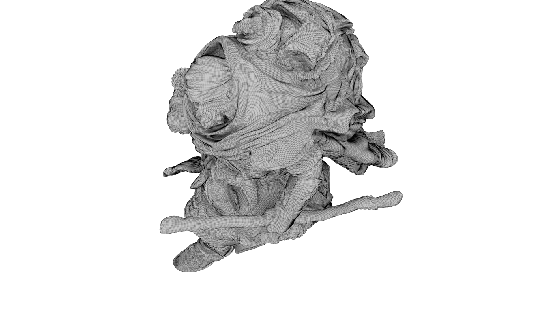 Clothbound Sentinel 3d model