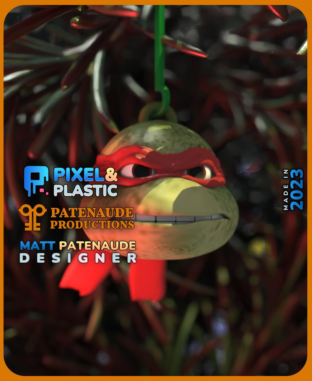 Raph TMNT Ornament 3d model