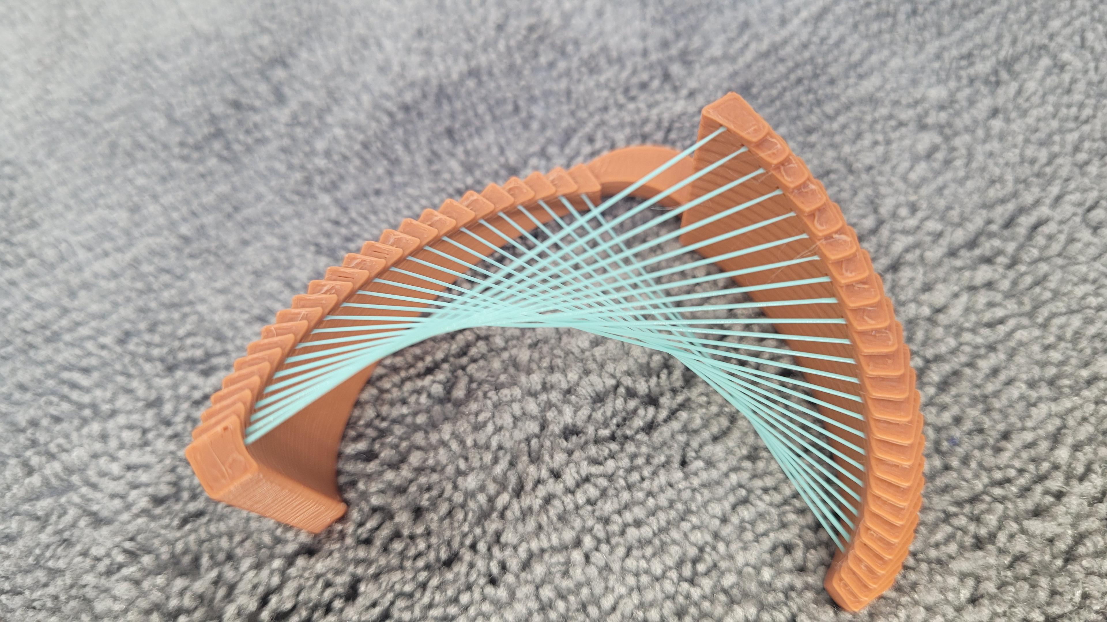 Easy Print String Curve - Beautiful model  - 3d model