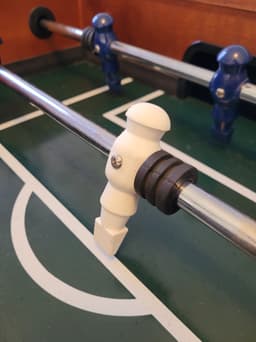 Foosball Table Soccer 5/8" 16mm Replacement Player 3d model