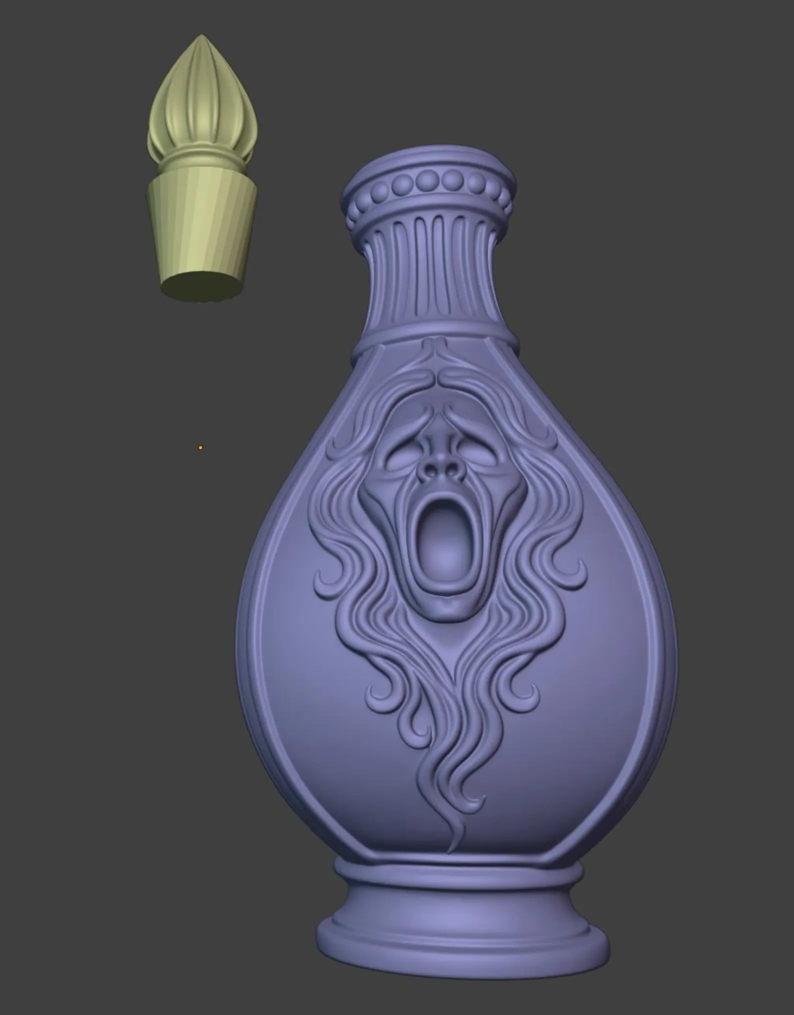 Banshee Tears Bottle 3d model