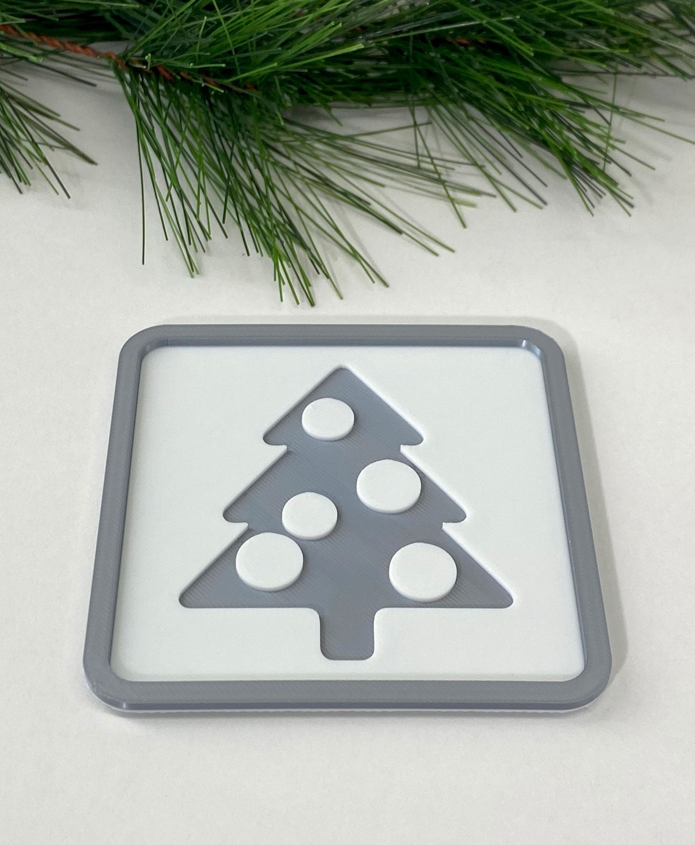 Christmas Tree Stacking Holidays Coaster, Bar Ornament 3d model