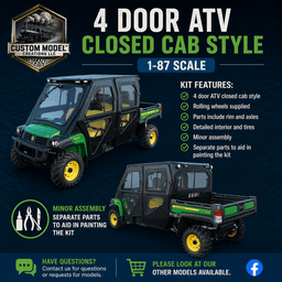 John Deere Gator 4 Door Closed Kit 1-87 Shapeways Thangs.stl 3d model