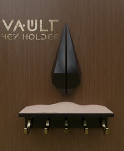 Vault Key Holder - Foundation Apple TV 3d model