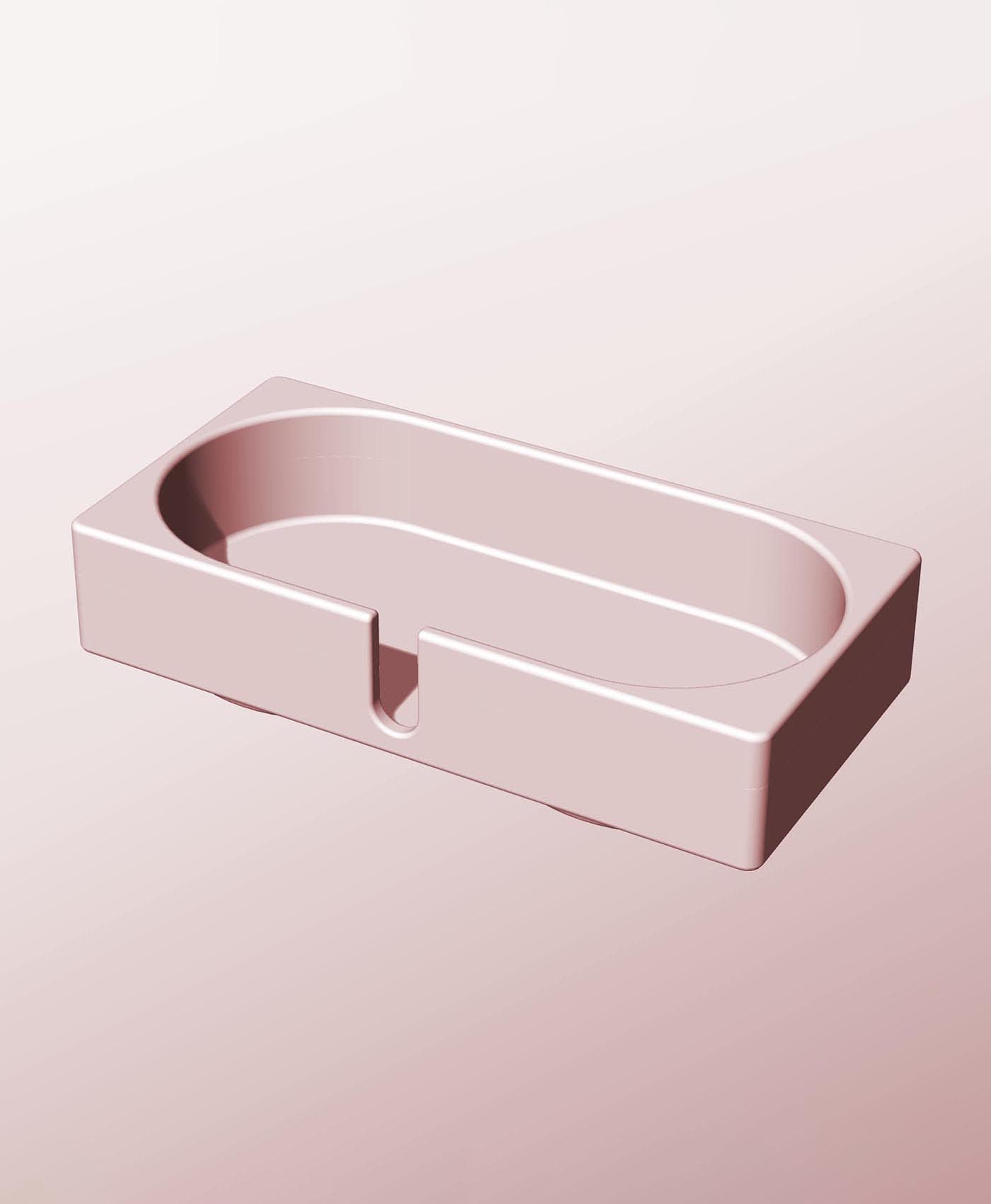 CX68-30-SB Stackable slotted bin box module for creative decor 3d model