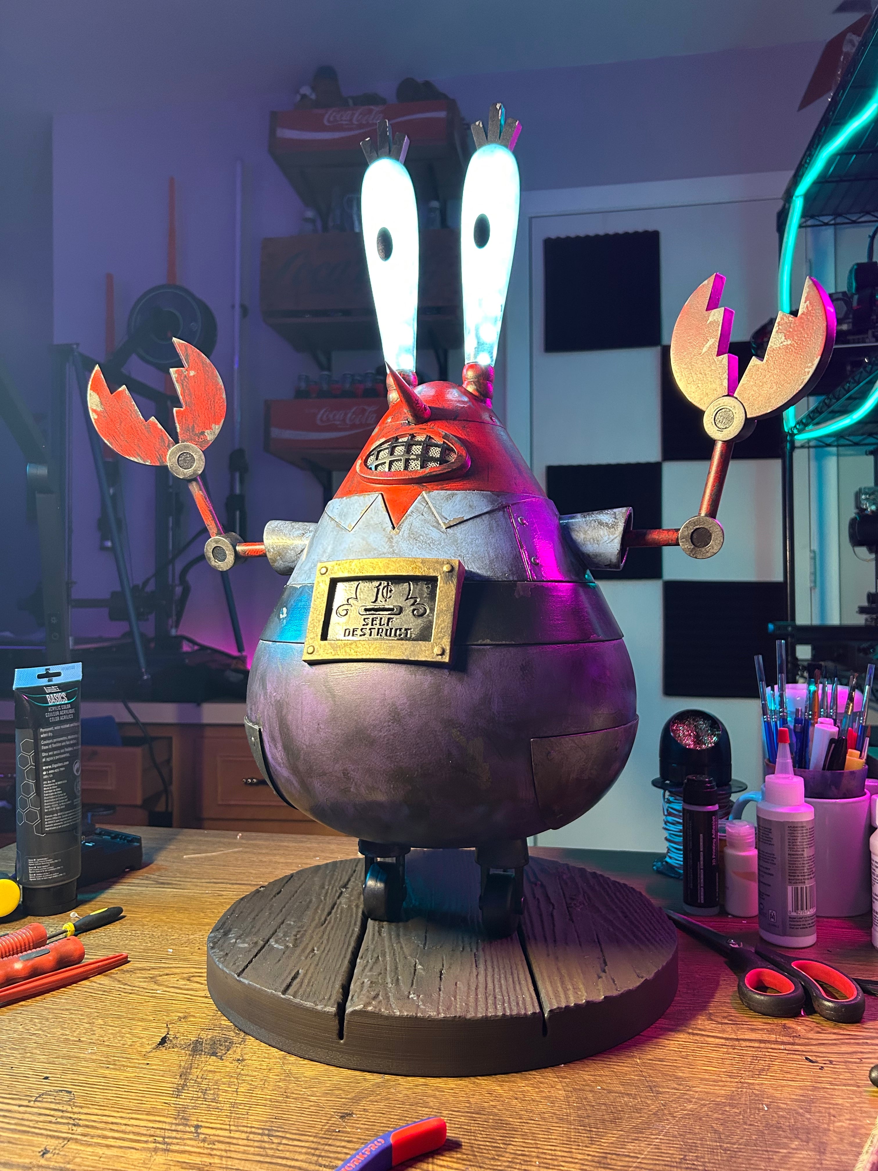 Robot Mr. Krabs (Imitation Krabs) 3d model