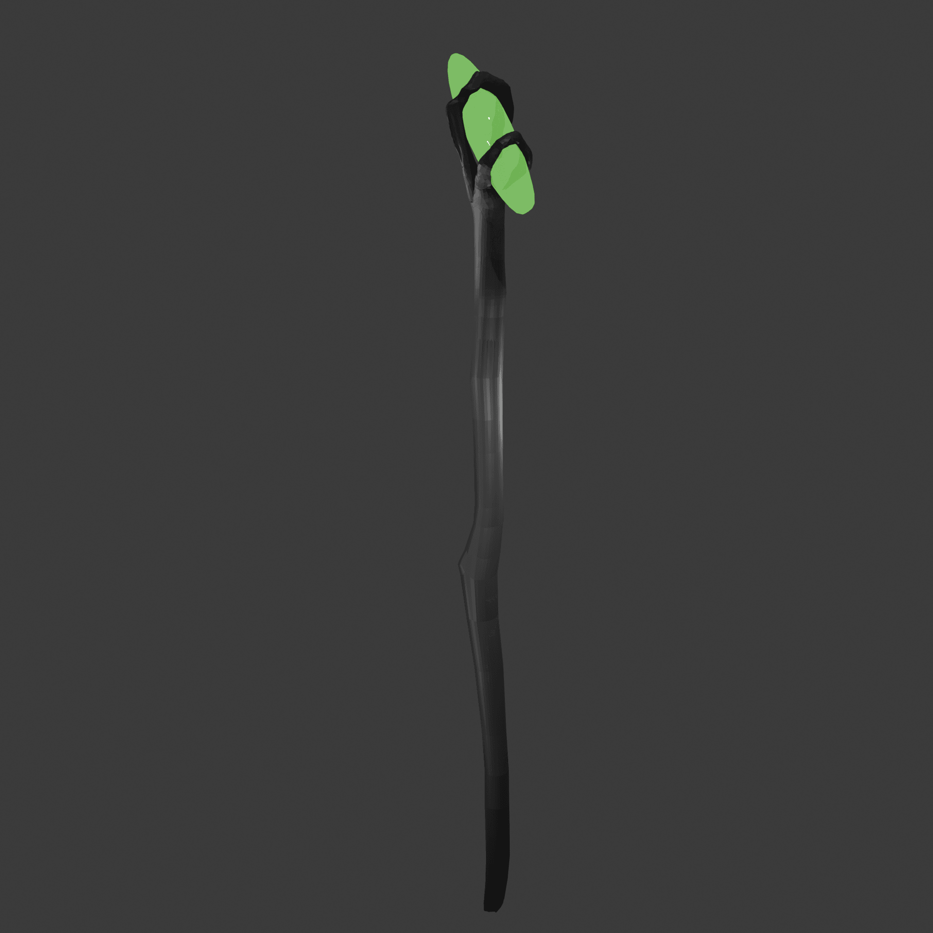 Druid Staff v2 3d model