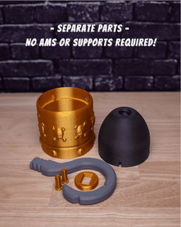 Pirate Hook – Prop Kit (No AMS, No Support, No Glue) 3d model