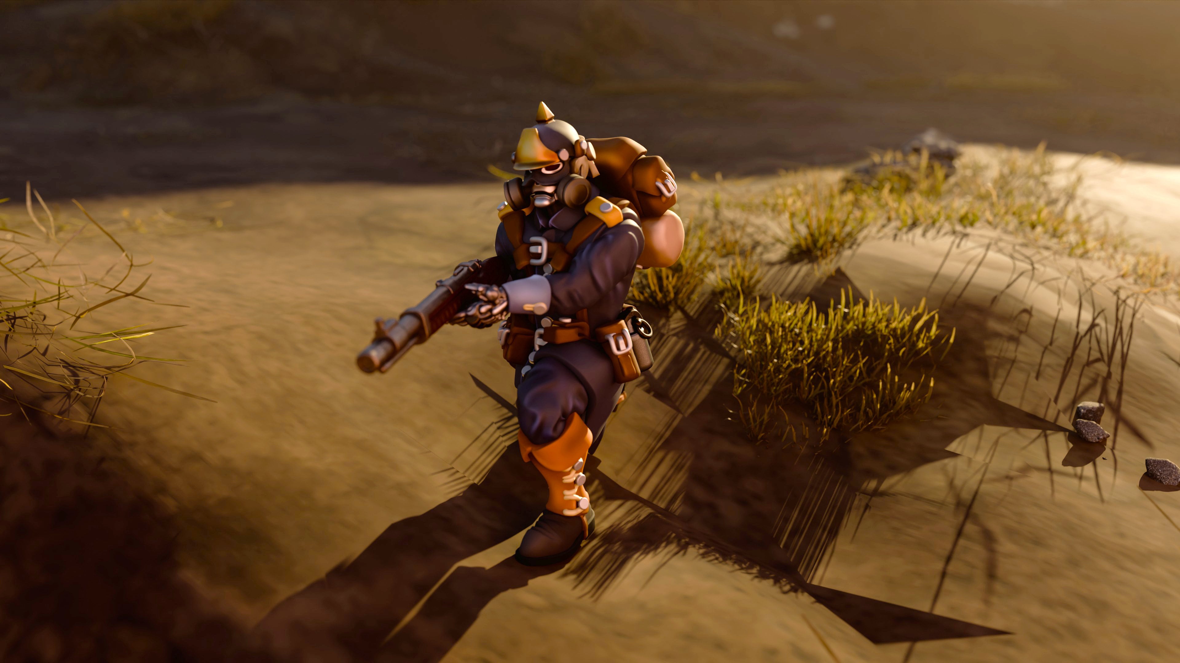 Trench Squad 3d model