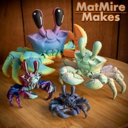 Ghost Crab - Articulated Figure 3d model