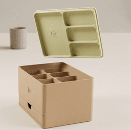 Multi-Level Hidden Compartment Desk Box 3d model