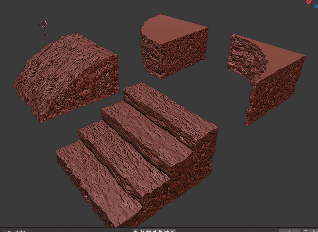 Todd Tiles 4x4 Stairs.stl 3d model
