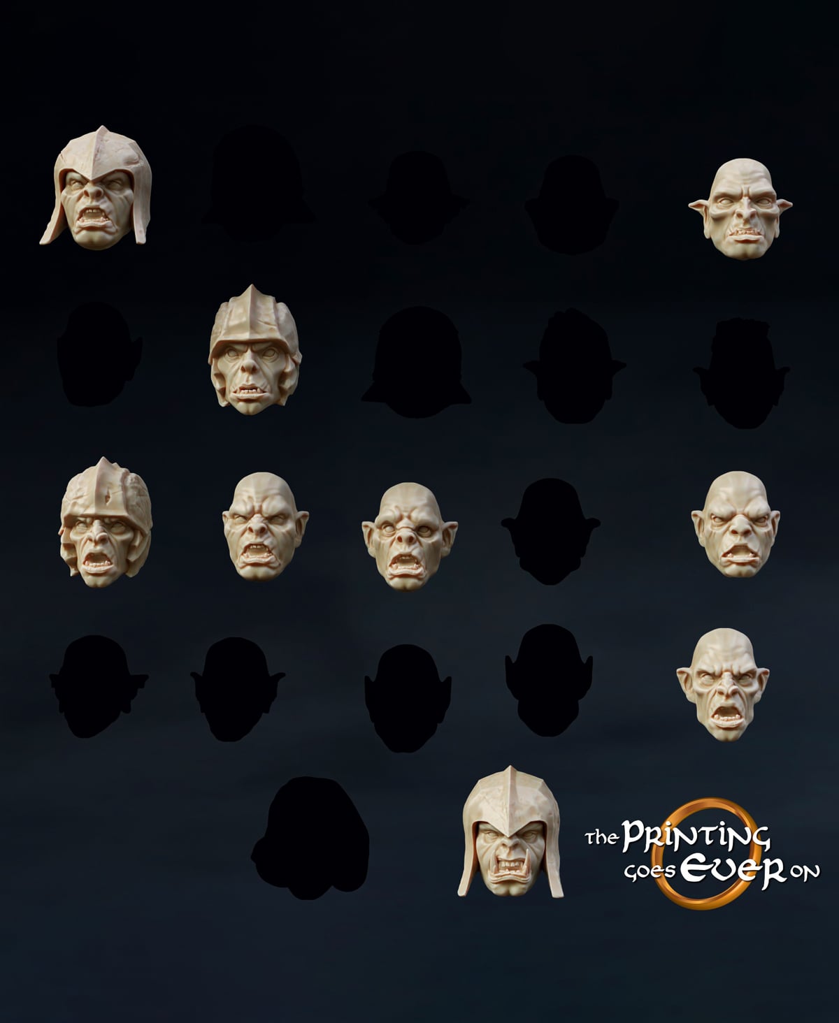 Modular Orc Spearmen 3d model