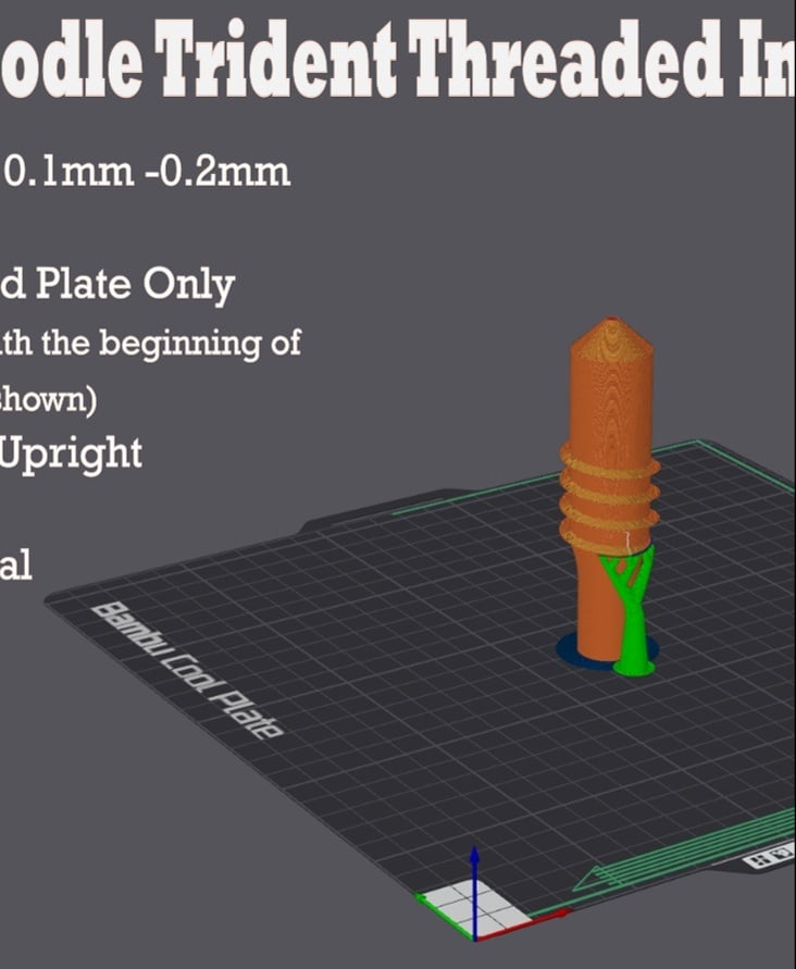 Pool Noodle Trident 3d model