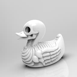 Duck Skeleton Lampshade 3d model