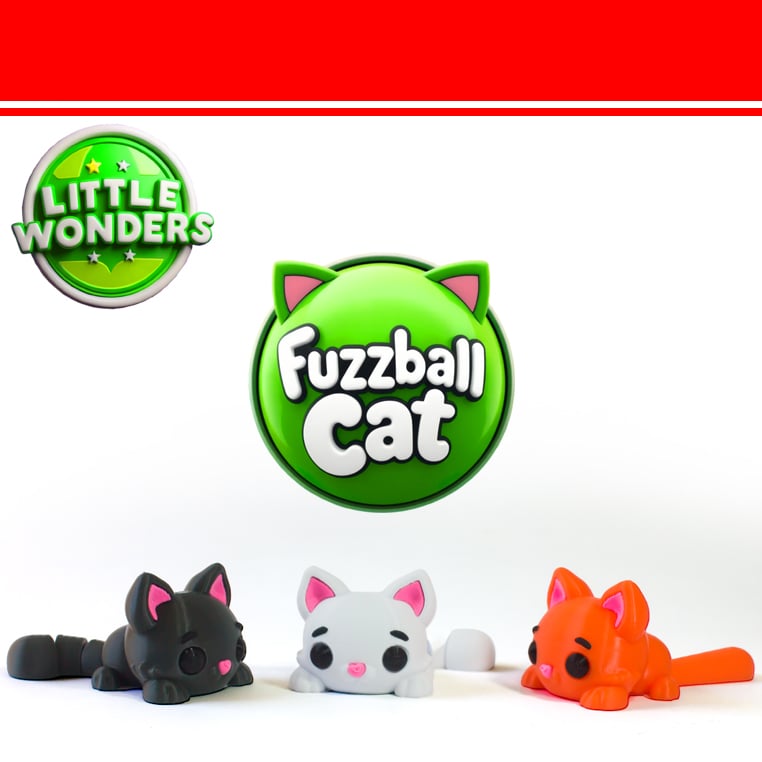 Fuzzball Cat 3d model
