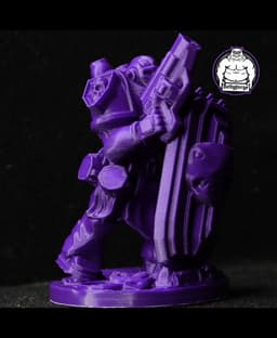 Support-Free FDM | Abyssal Wardens – Strike Team Squad | 6 Sci-Fi Infantry Proxies 3d model