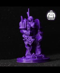 Support-Free FDM | Abyssal Wardens – Strike Team Squad | 6 Sci-Fi Infantry Proxies 3d model